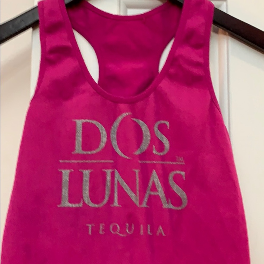 🇺🇸4/$50DosLuna’sTequilaPinksportlikestretchtank